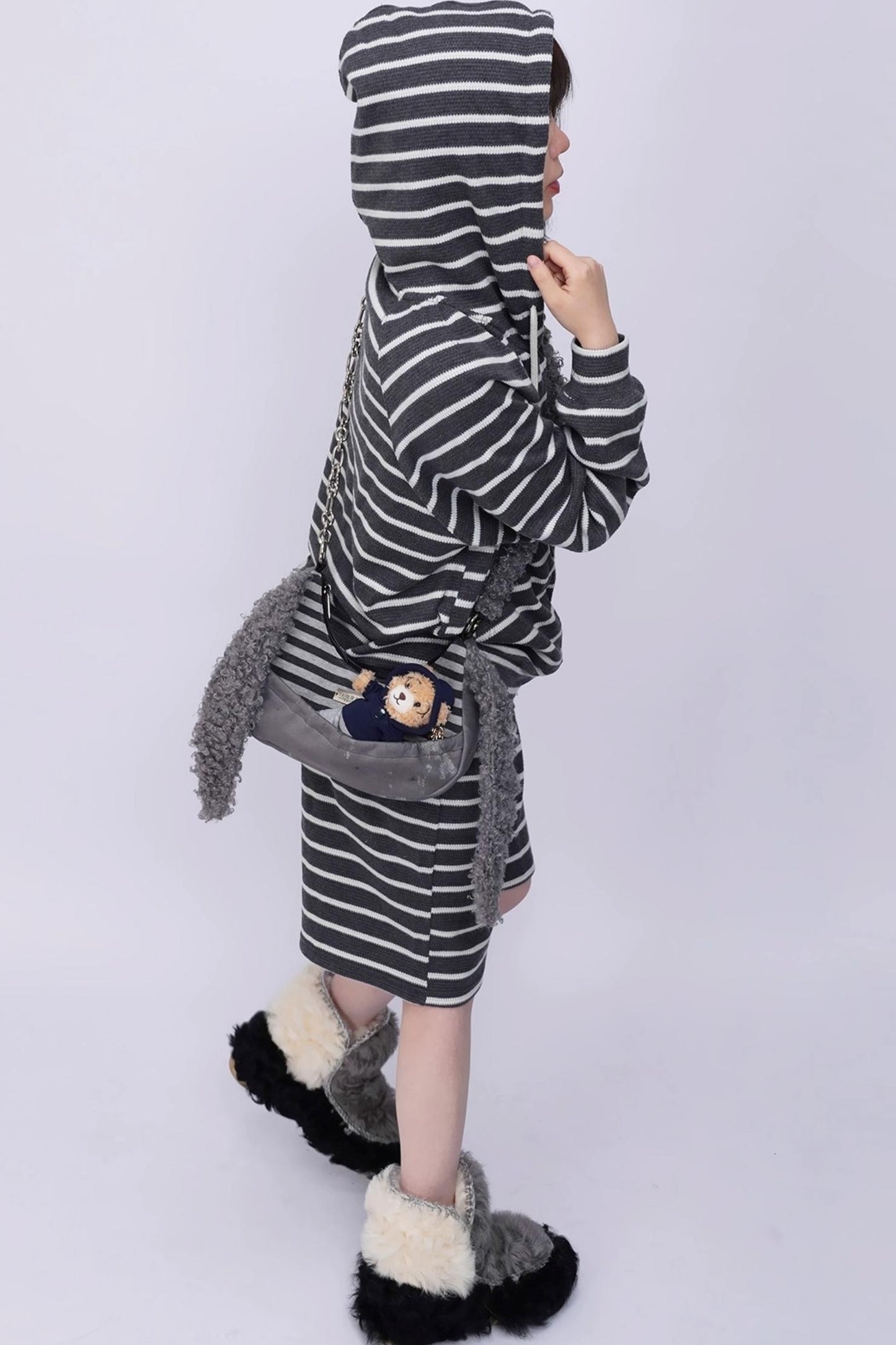 Rabbit Plush Crossbody Bag