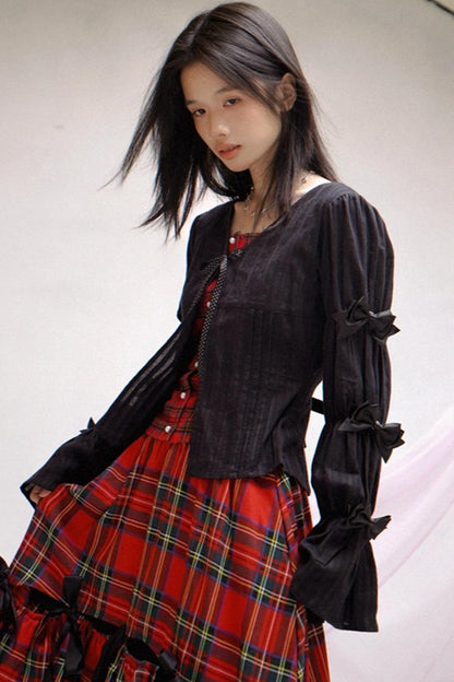 Happy Birthday Polka Dot Red Checkered Shirt