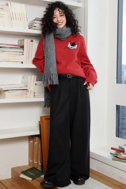 Black Sugar Wool Pants