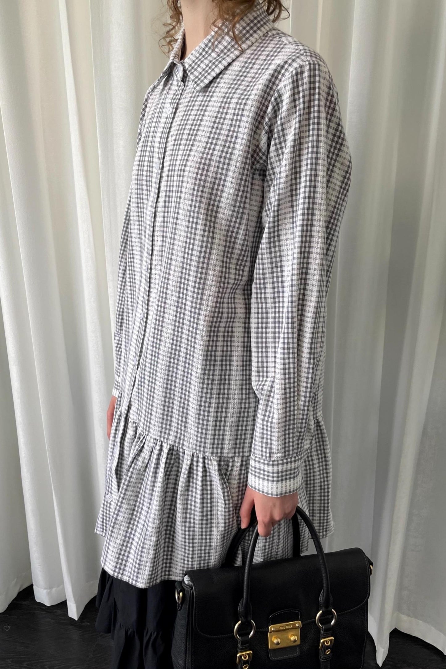Loosestripe Long Sleeve Shirt Dress