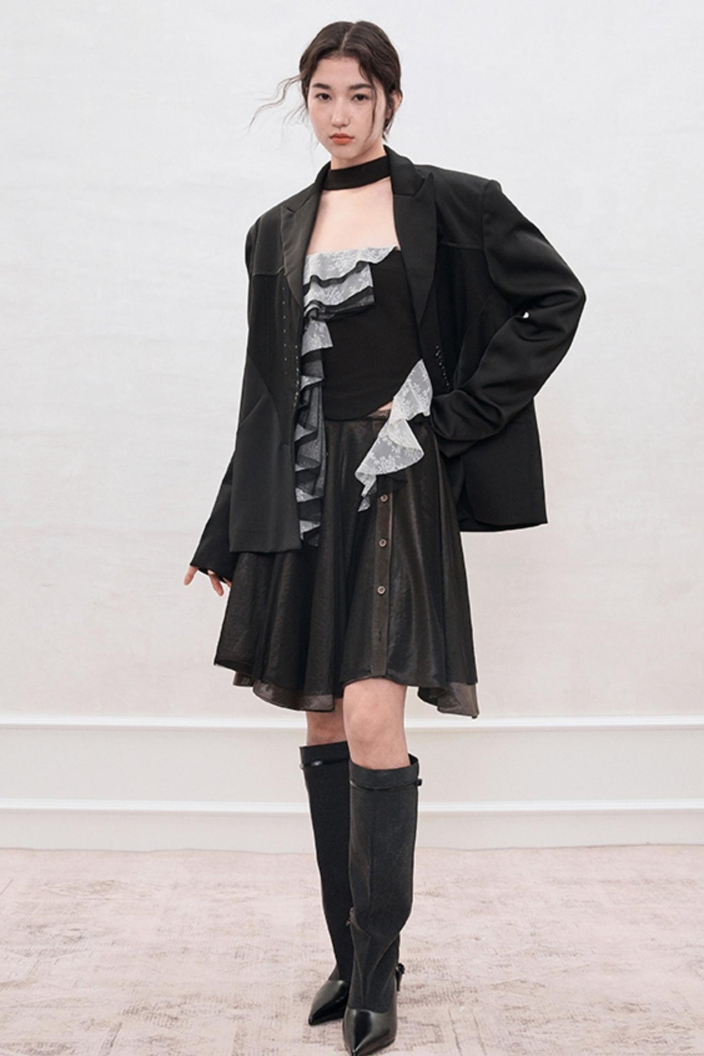 Classic Lace Halter Top