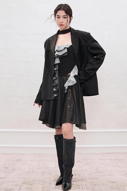 Classic Lace Halter Top