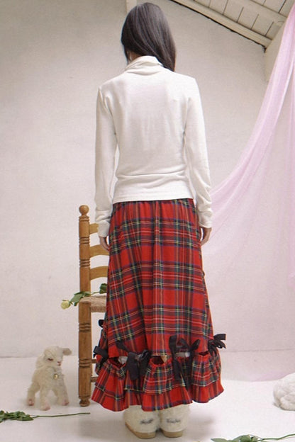 Happy Birthday Strawberry Cake Turtleneck Top