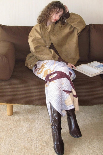 Suede Barcelona Jacket Set-Up