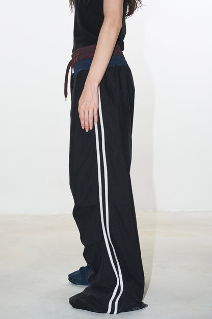 Double Layer Look Sports Pants