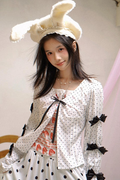 Happy Birthday Polka Dot Red Checkered Shirt