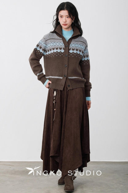 Light Blue Round Neck Sweater