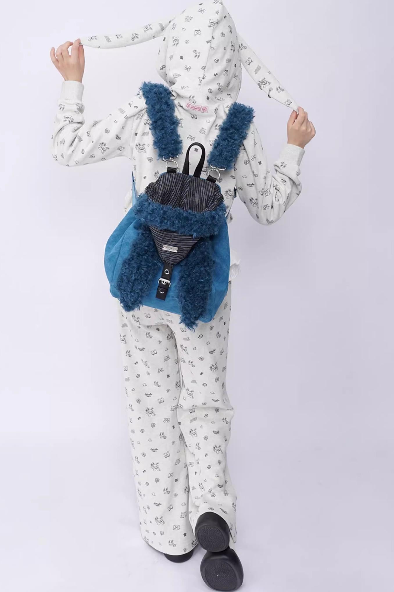 Ear Furry Crossbody Bag