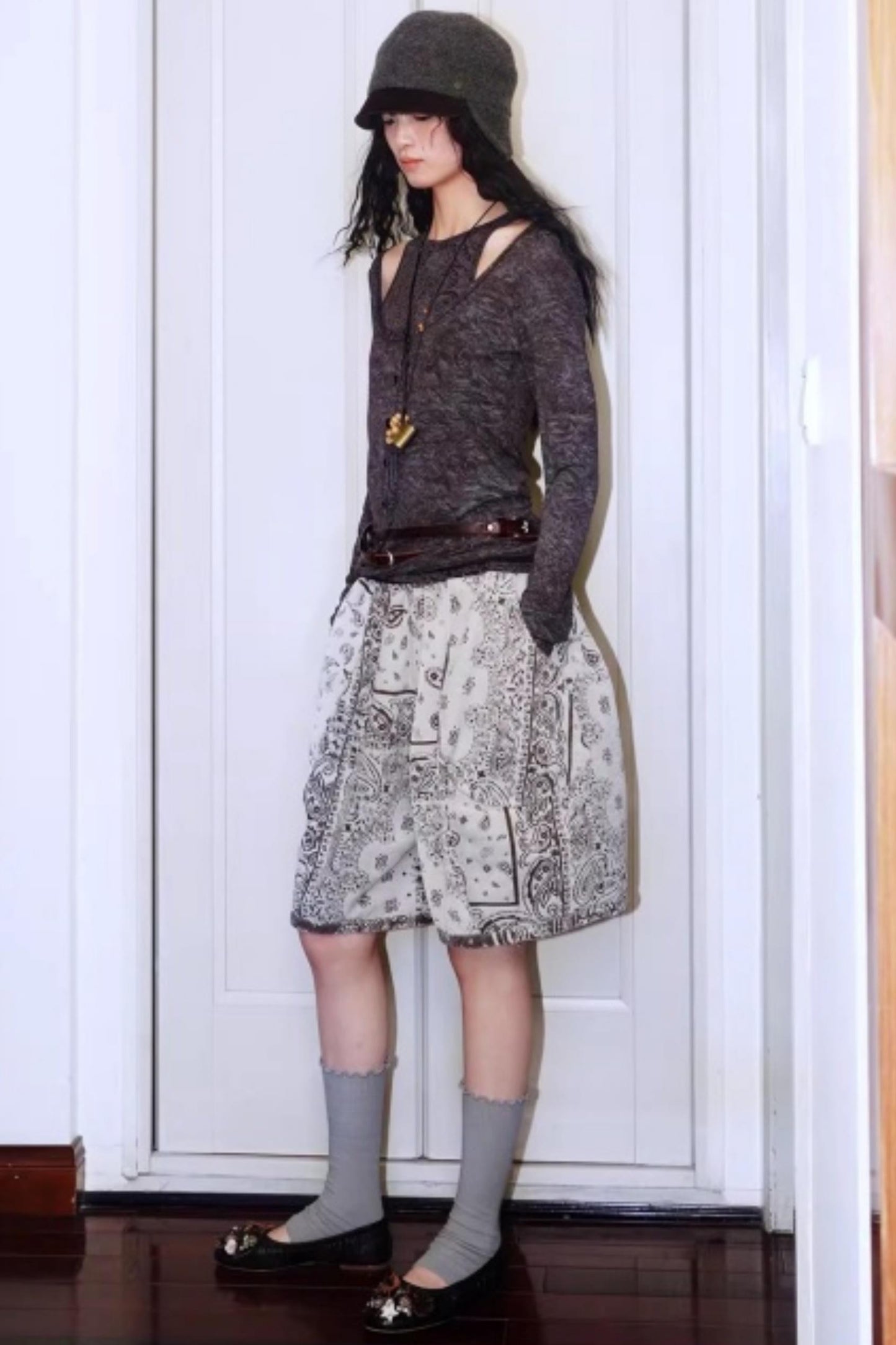 Vintage Acetate Knitted Top