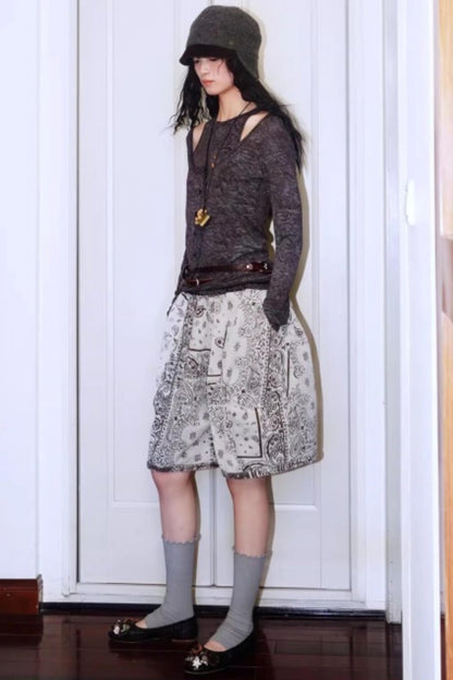 Vintage Acetate Knitted Top