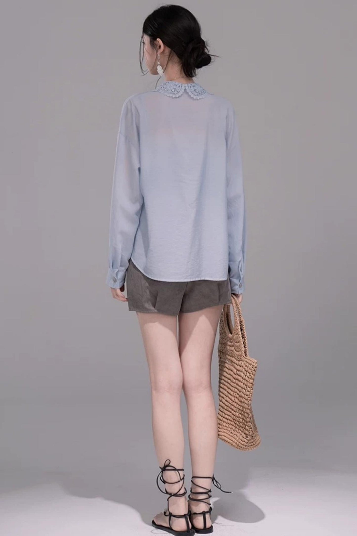 Light Mist Embroidery Vest Set
