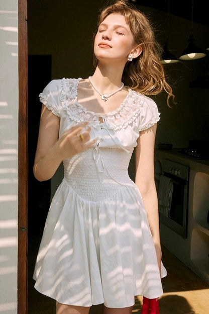 Uena Lace A-Line Dress