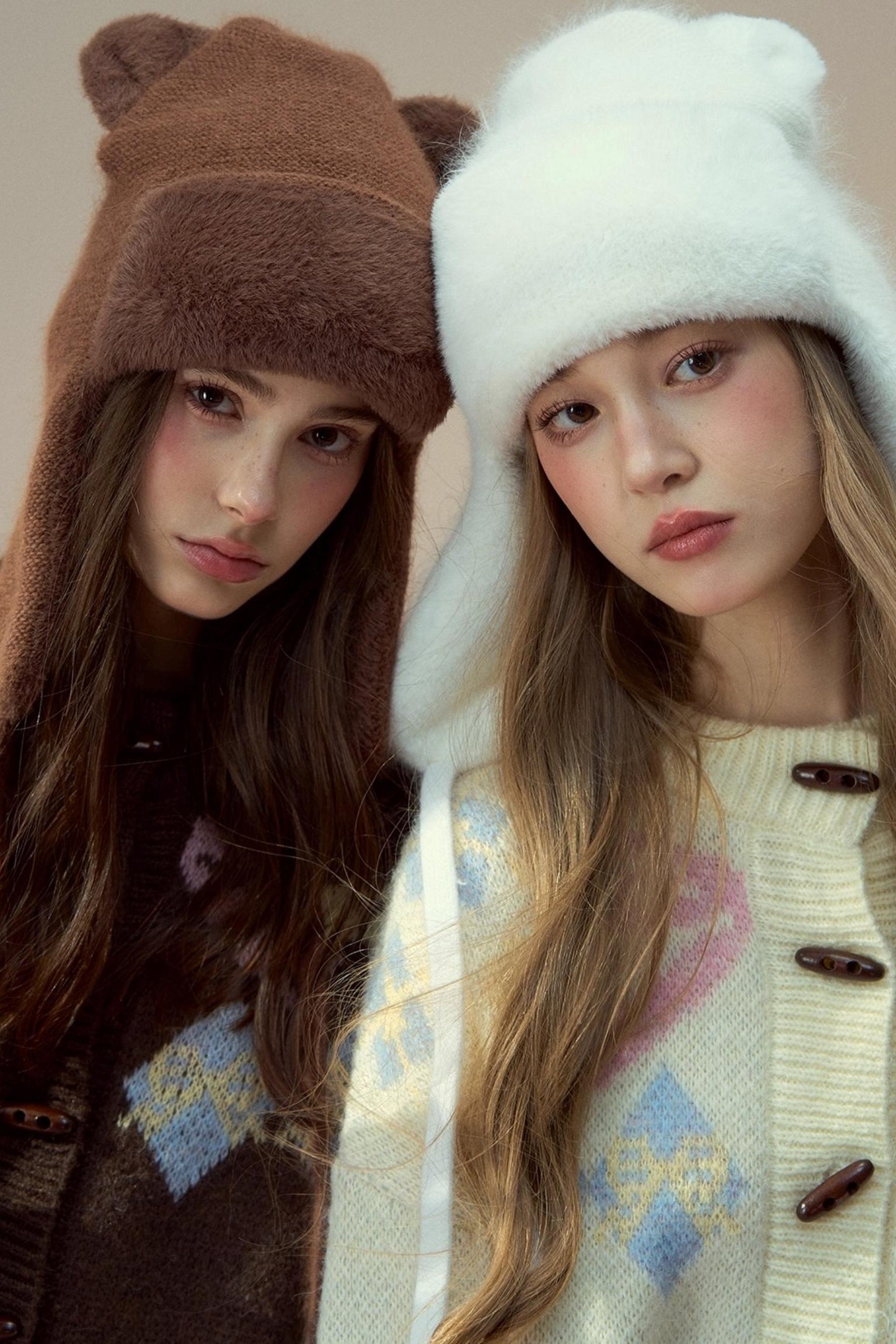 Winter Ear Protection Cute Plush Hat