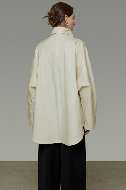 Trenchcoat mit Metallknopf