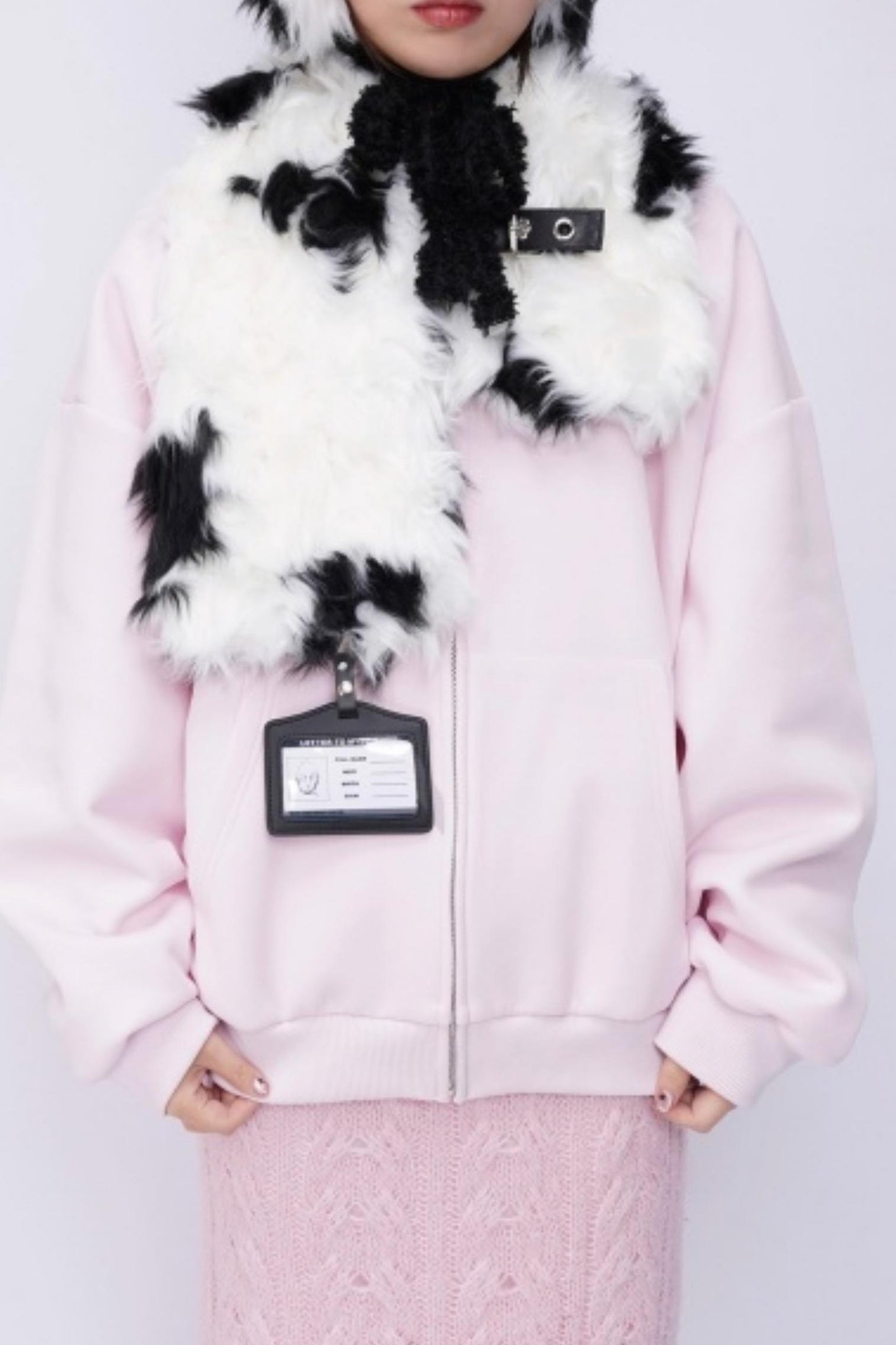 Rebirth Plush Patchwork Scarf