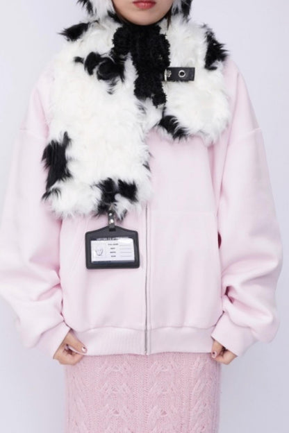 Rebirth Plush Patchwork Scarf