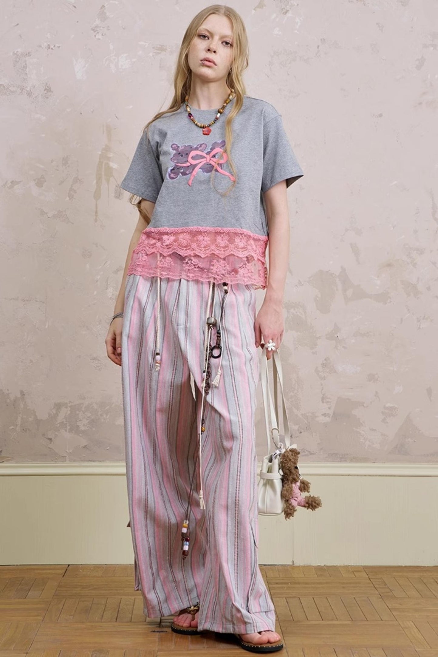 Summer Bow-Detail Running Tee