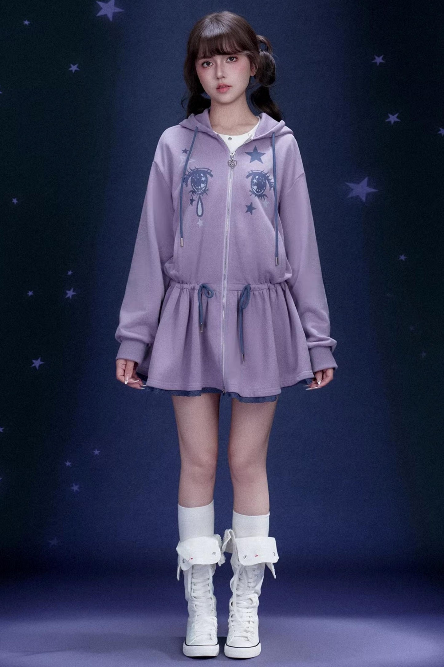 Purple Unicorn Eye Dress