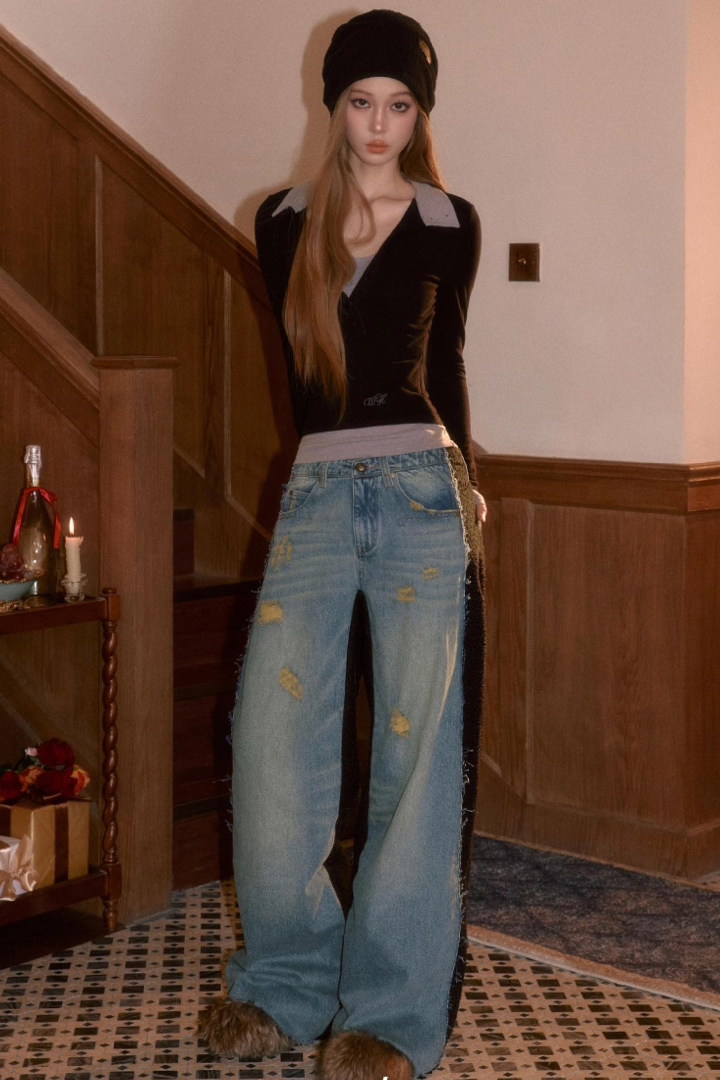 Color-Block Two-Piece T-Shirt