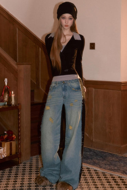 Color-Block Two-Piece T-Shirt