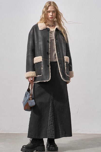 Pure Cotton Asymmetrical Skirt