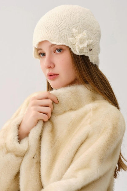 Romantic Snowflake Wool Hat