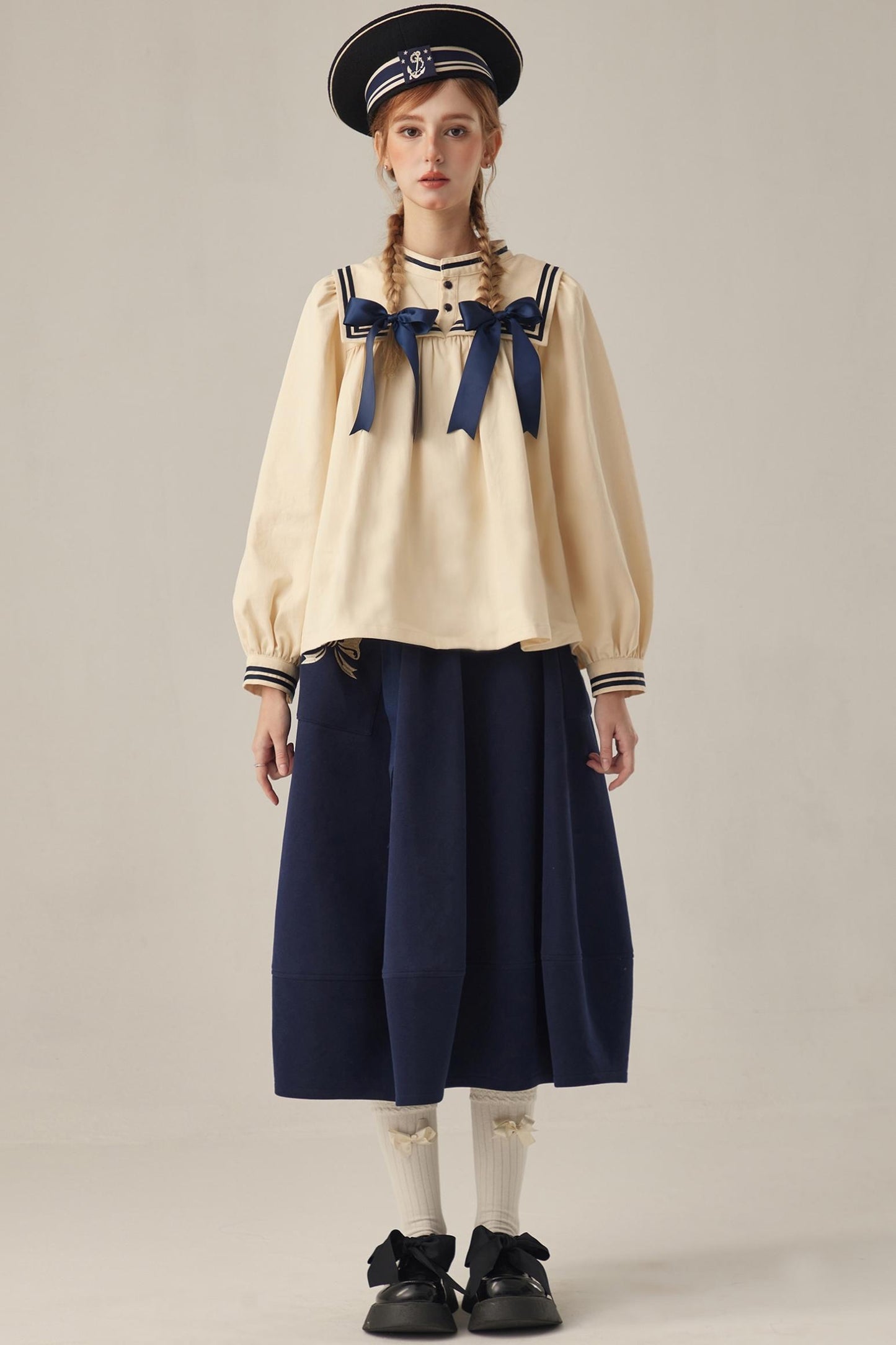 Elegant Floral Midi Skirt