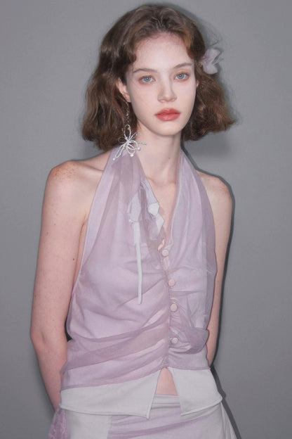 Mist Purple Halter Top
