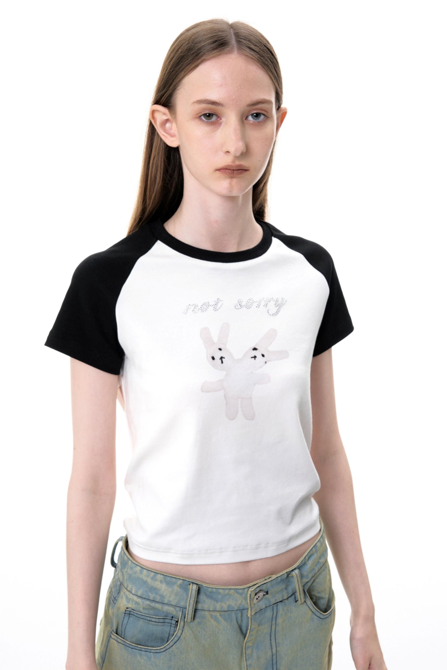 Bunny Rhinestone Tee