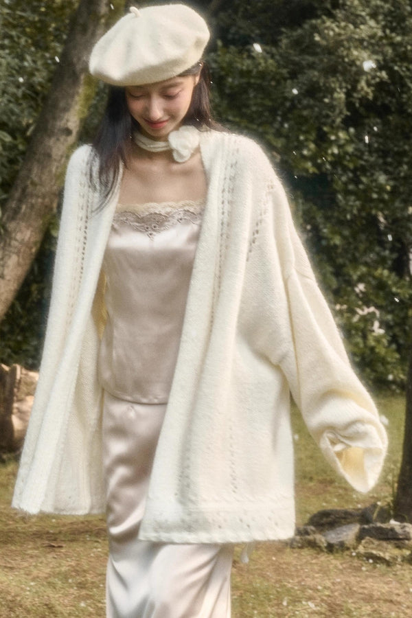 Wool Knit Cardigan