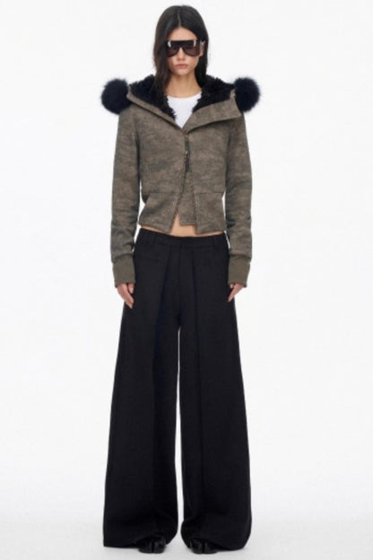 Luxury Pleated Draped Pants