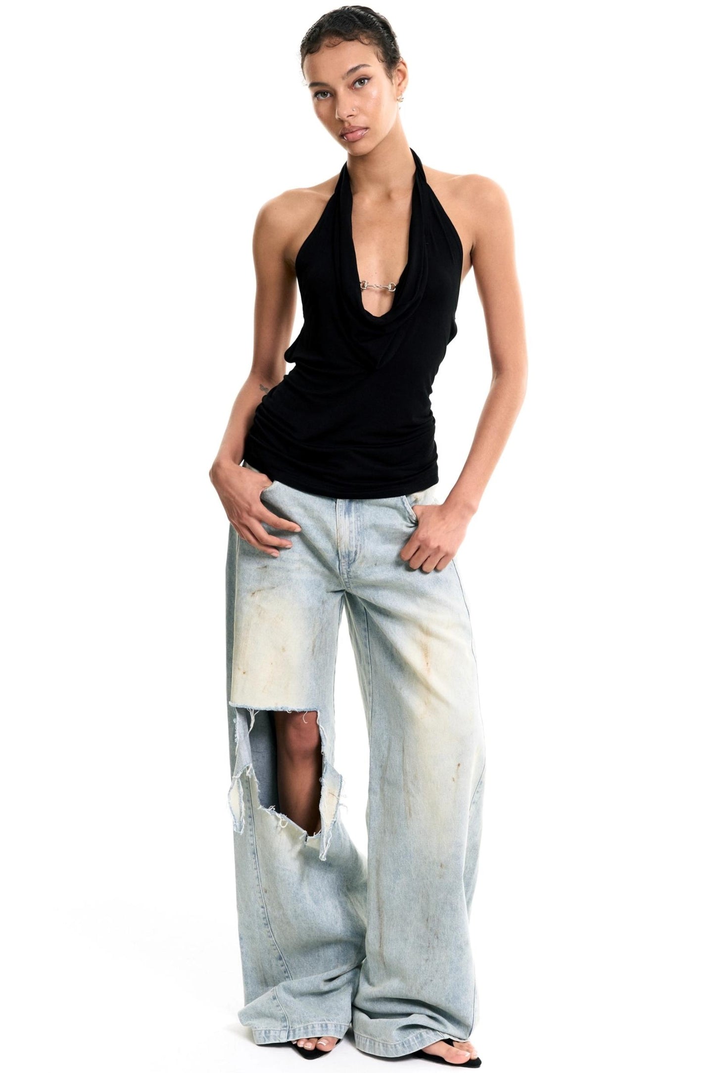 Denim Light Blue Trousers