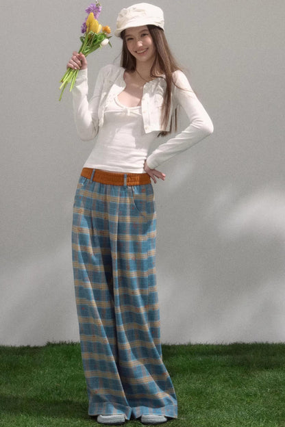 Sweet Embroidered Knitwear Set