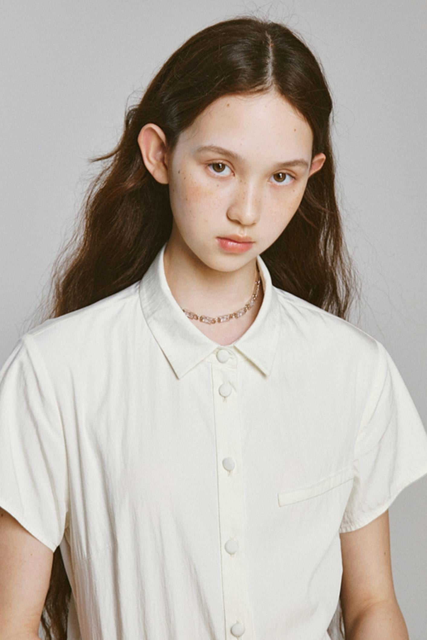 Rebellious Lace-up Shirt Dress