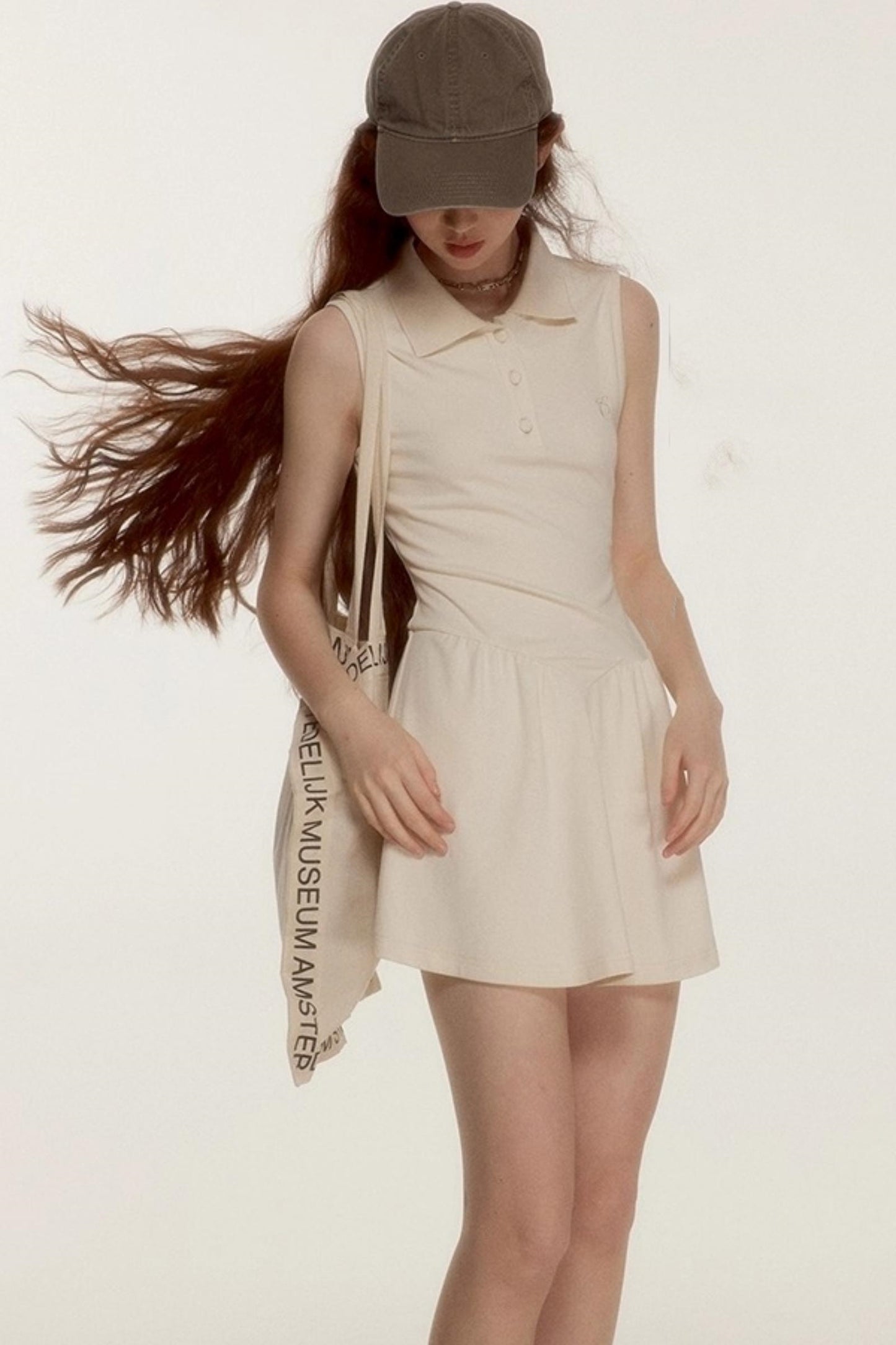 Simple Bow Tennis Dress