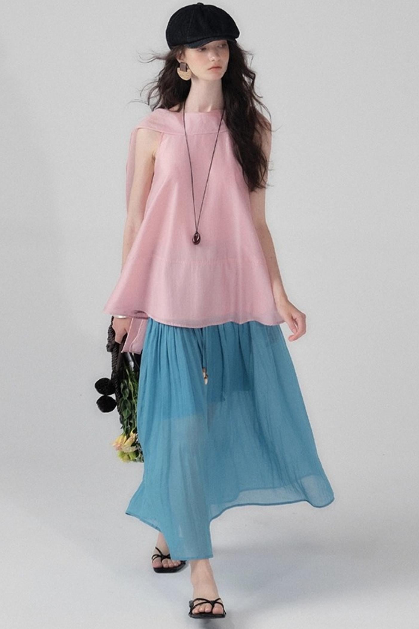 Dandelion Draped Vest Top