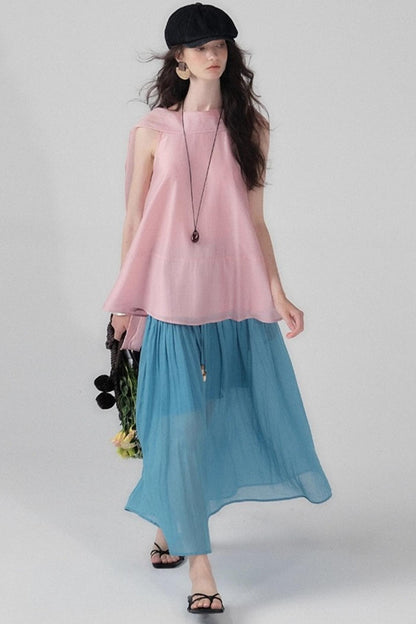 Dandelion Draped Vest Top