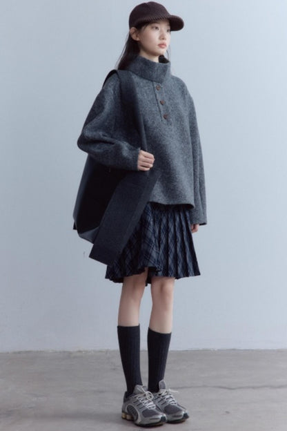 Versatile Scottish Plaid Pleated Skirt