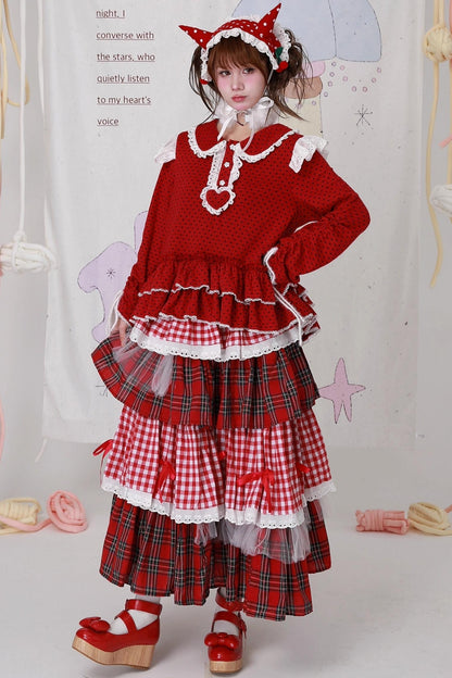 Christmas Girl Fleece Top