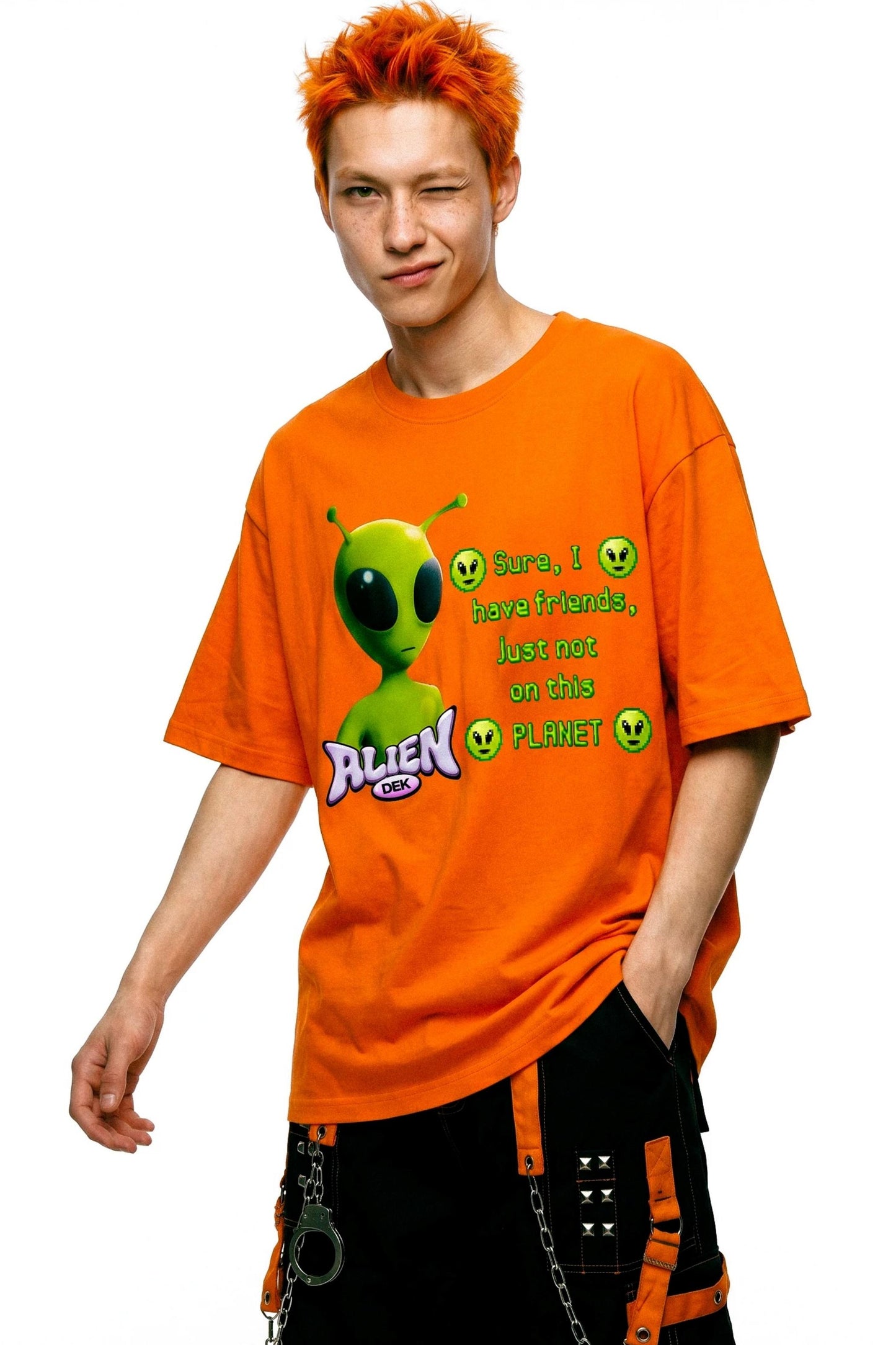 Alien Y2K Street T-Shirt