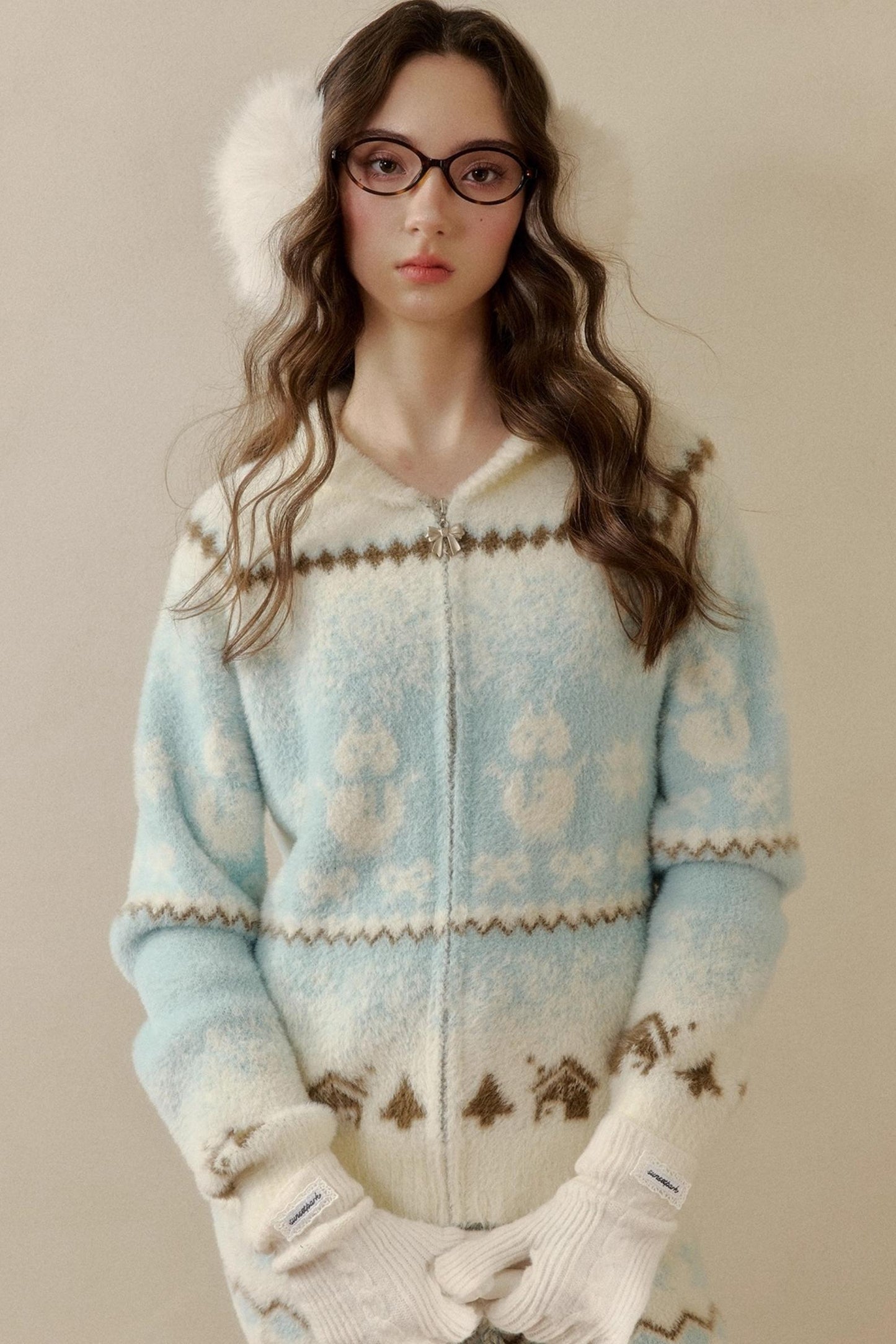 First Snow Nerzjacke und Rock Set