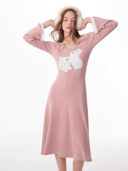 Knit Long Sleeve Bottom Dress