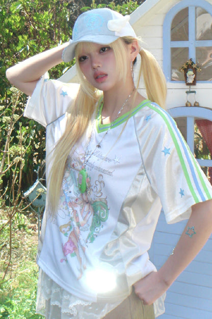 Dreamcore Frog Jersey T-Shirt