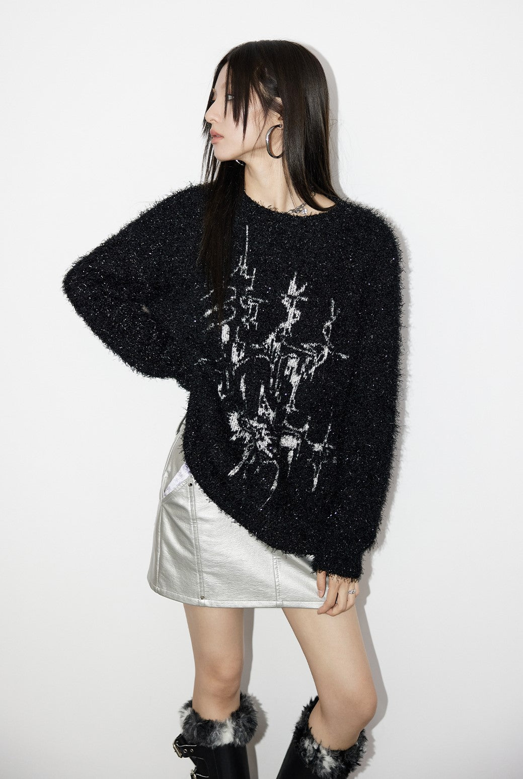 Graffiti Art Print Sweater