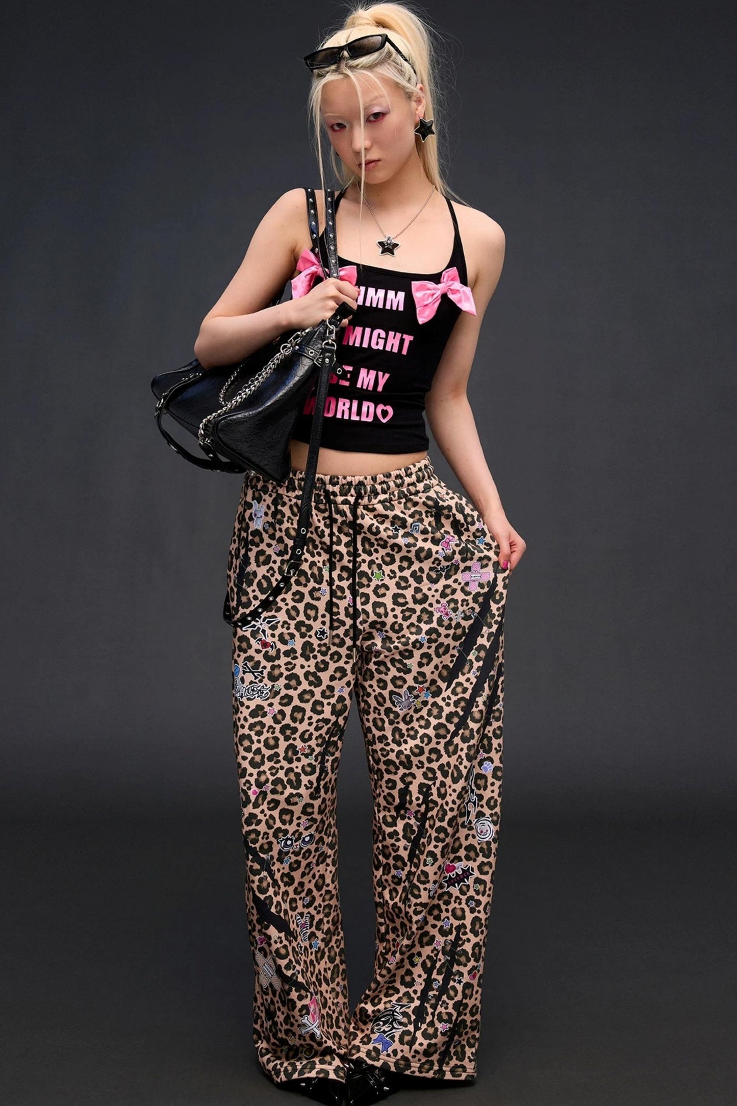 Sweatpants mit Leopardenmuster