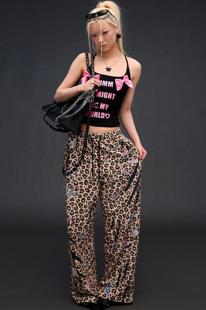 Sweatpants mit Leopardenmuster