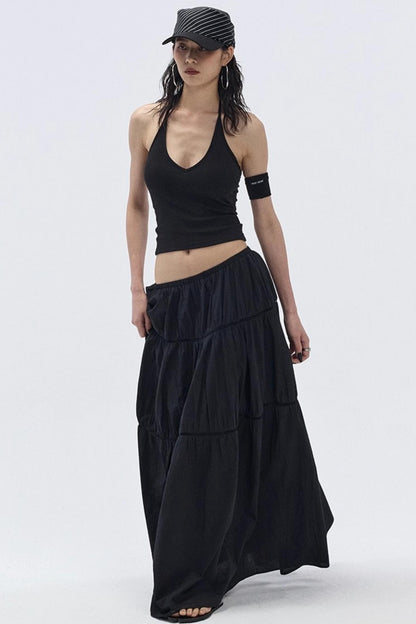 Black Design Tower Skirt