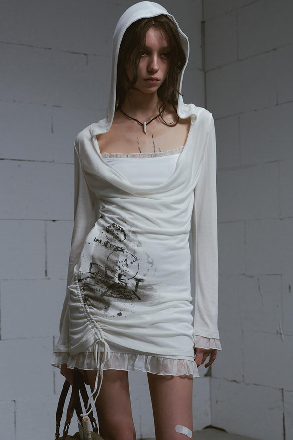 Hooded Convertible Dress Set