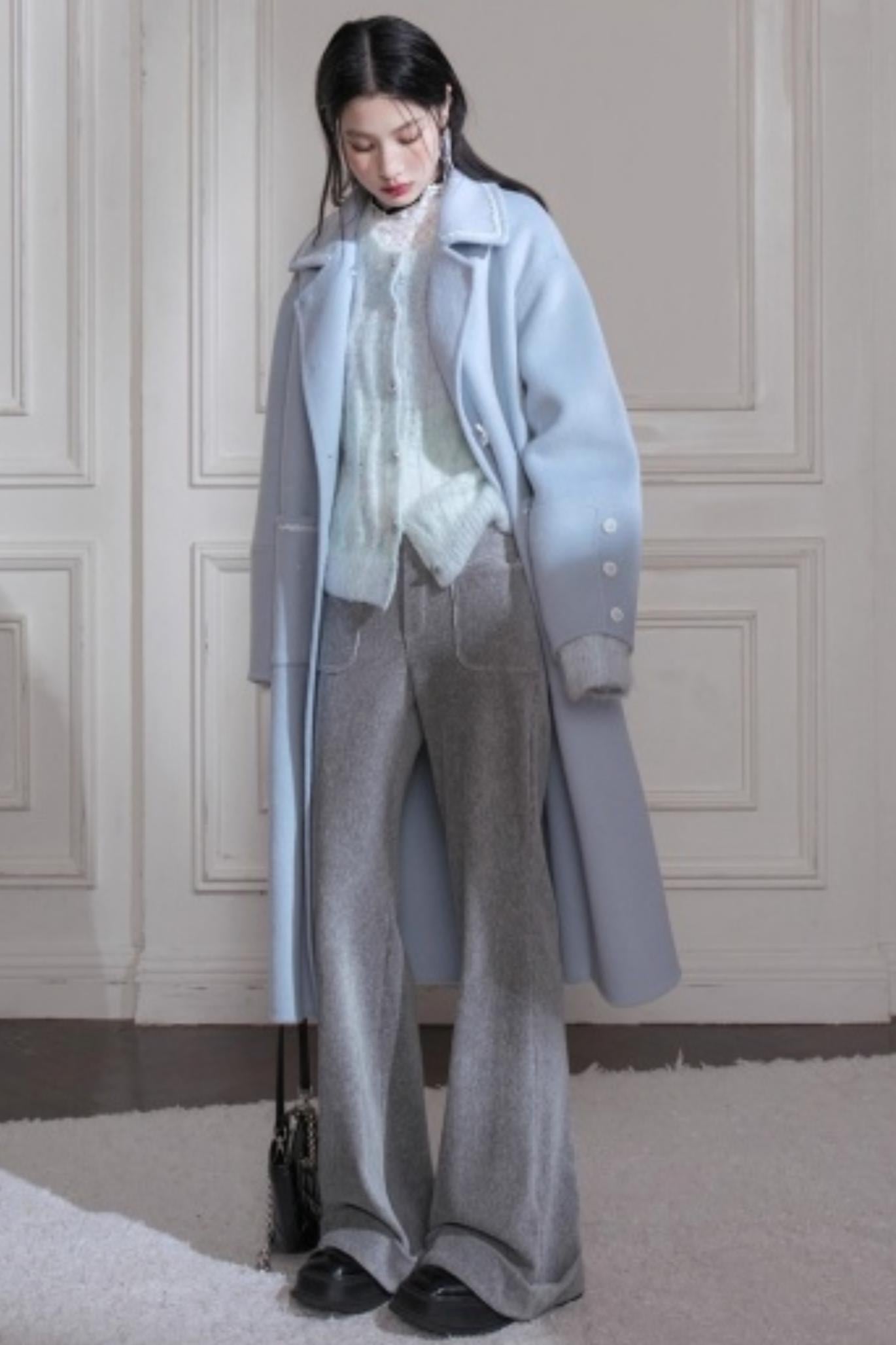 Gradient Alpaca Wool Cardigan