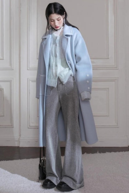 Gradient Alpaca Wool Cardigan